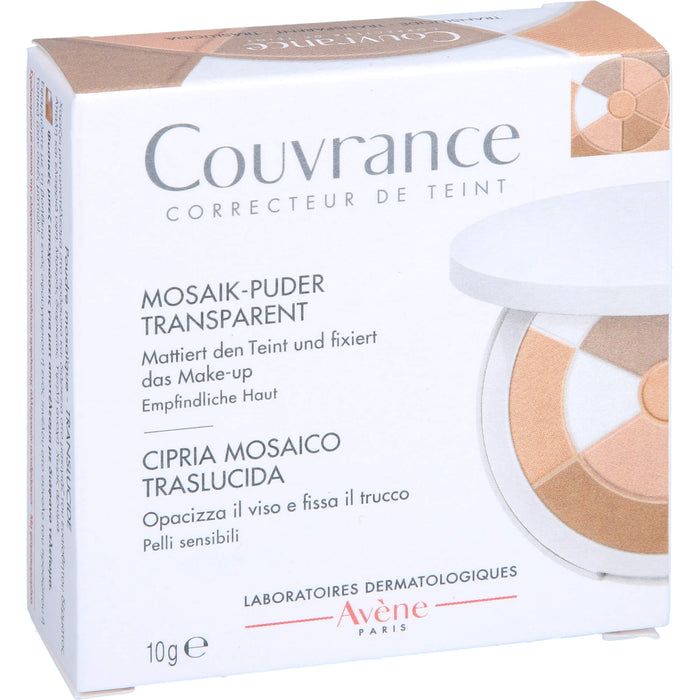 Avène Couvrance Mosaik-Puder TRANSPARENT m. Schwäm, 10 g Puder