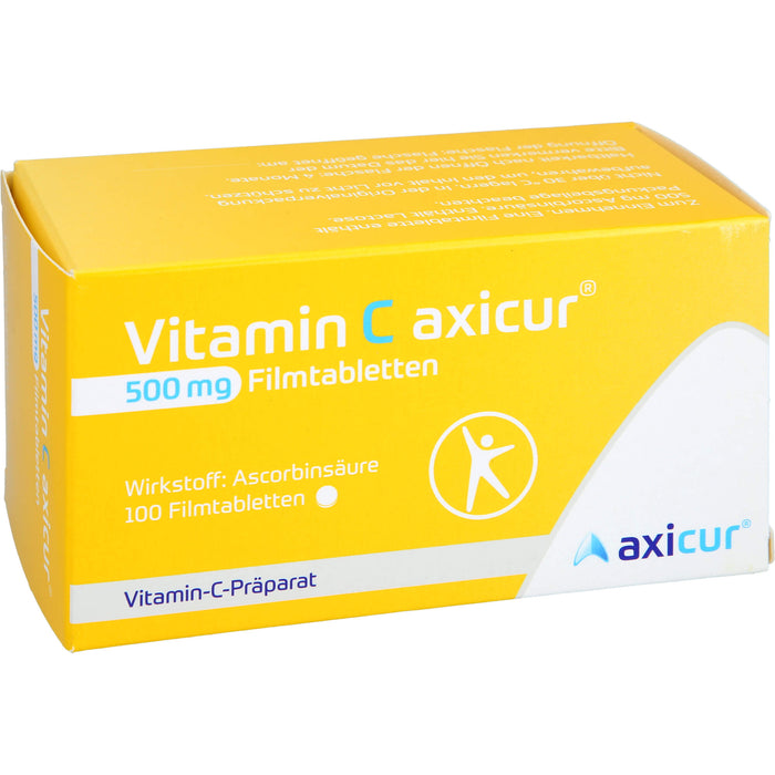 Vitamin C axicur 500 mg Filmtabletten, 100 St FTA