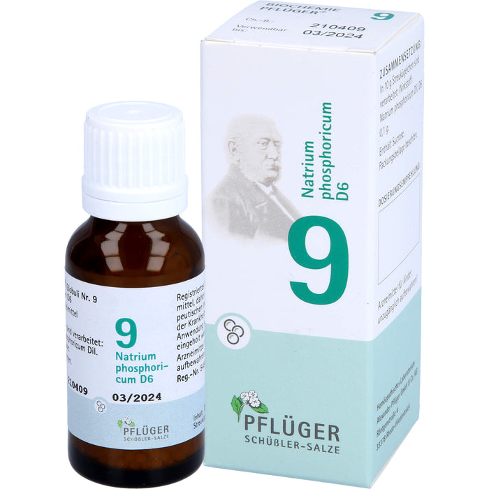 Biochemie Nr.9 Natrium phosphoricum D6 Pflüger Globuli, 15 g GLO