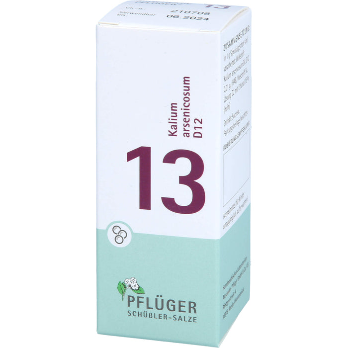 Biochemie Nr.13 Kalium arsenicosum D12 Pflüger Globuli, 15 g GLO