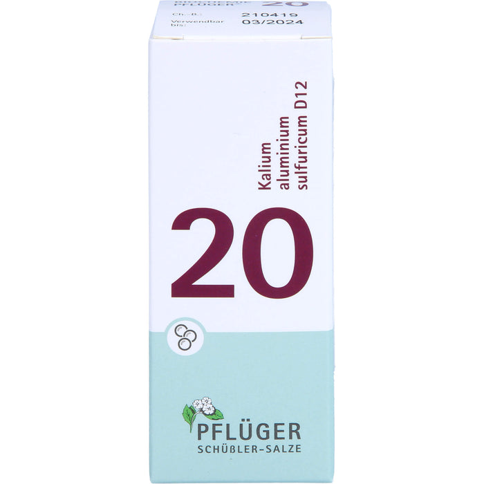 Biochemie Nr.20 Kalium aluminium sulf. D12 Pflüger Globuli, 15 g GLO