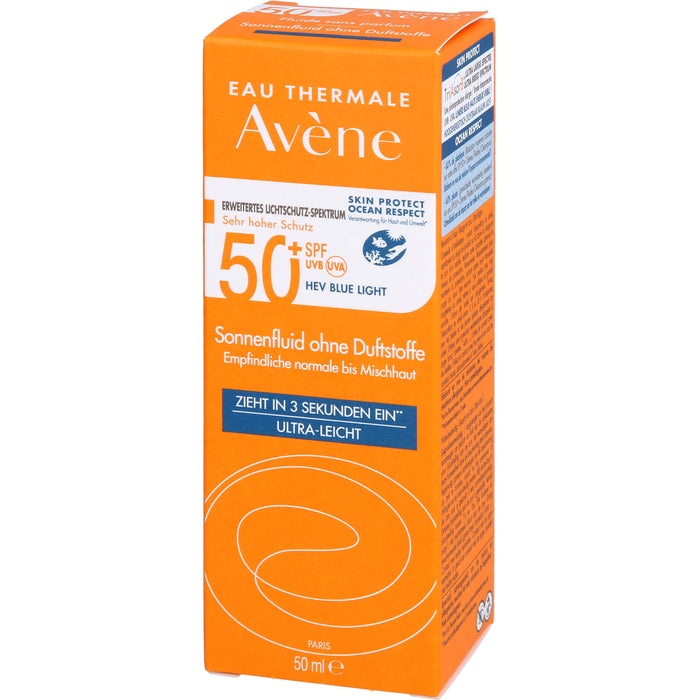 Avene Sonnenflu 50+ O Duft, 50 ml EMU