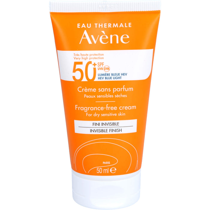 Avène Sonnenfluid ohne Duftstoffe 50+, 50 ml CRE