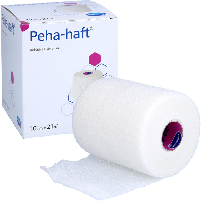 Peha-haft kohäsive Fixierbinde latexfrei 10 cm x 21 m, 1 pc Bandage