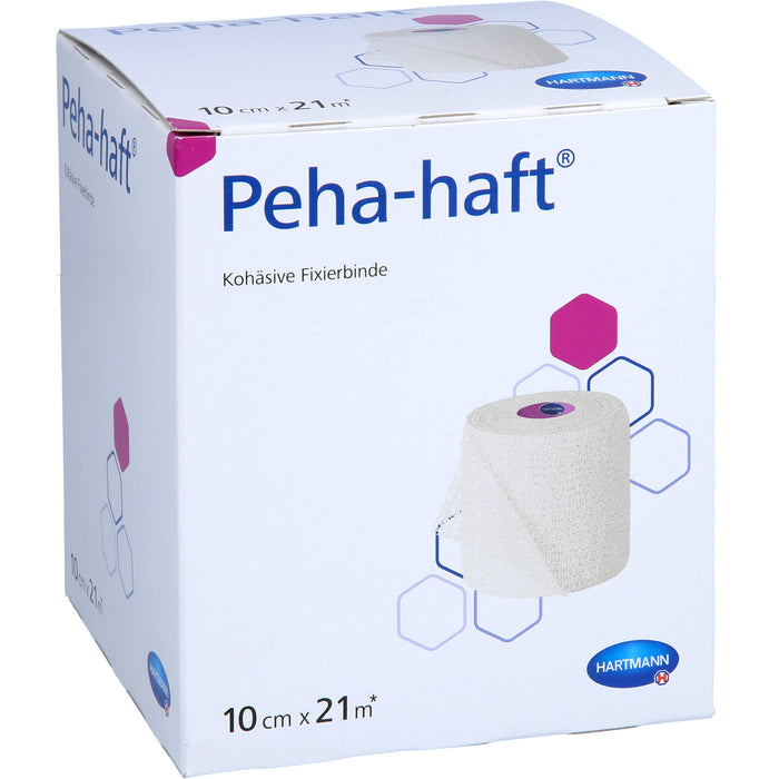 Peha-haft kohäsive Fixierbinde latexfrei 10 cm x 21 m, 1 pcs. Bandage