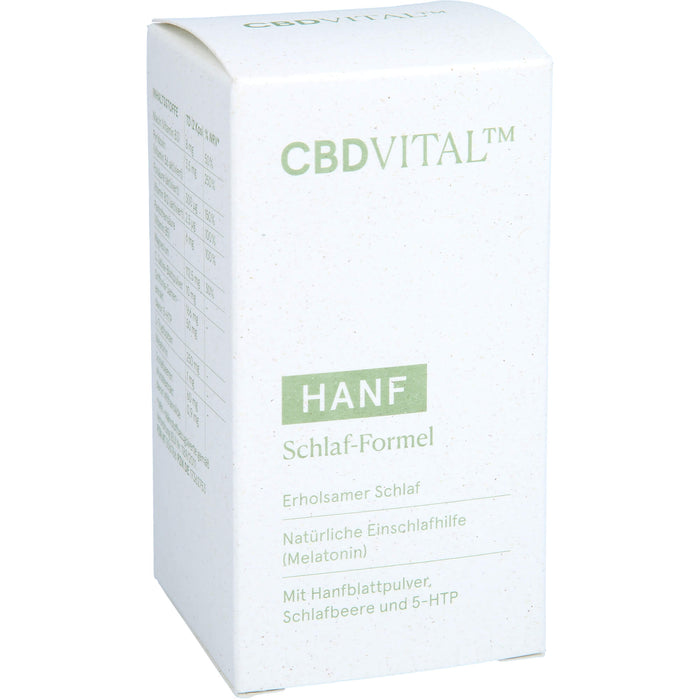 CBD VITAL Hanf Schlaf-Formel, 60 St KAP