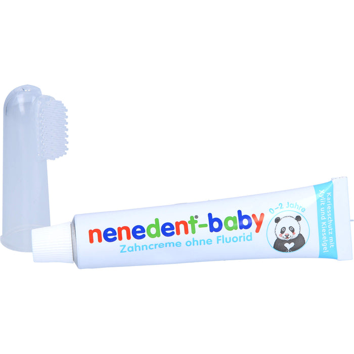 nenedent-baby Zahncreme o. Fluorid Zahnpflegeset, 20 ml ZCR