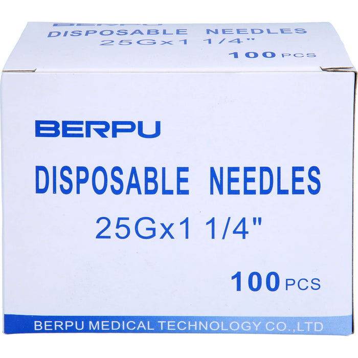 Berpu Standard Kanüle 25 G 30 mm, 100 St KAN