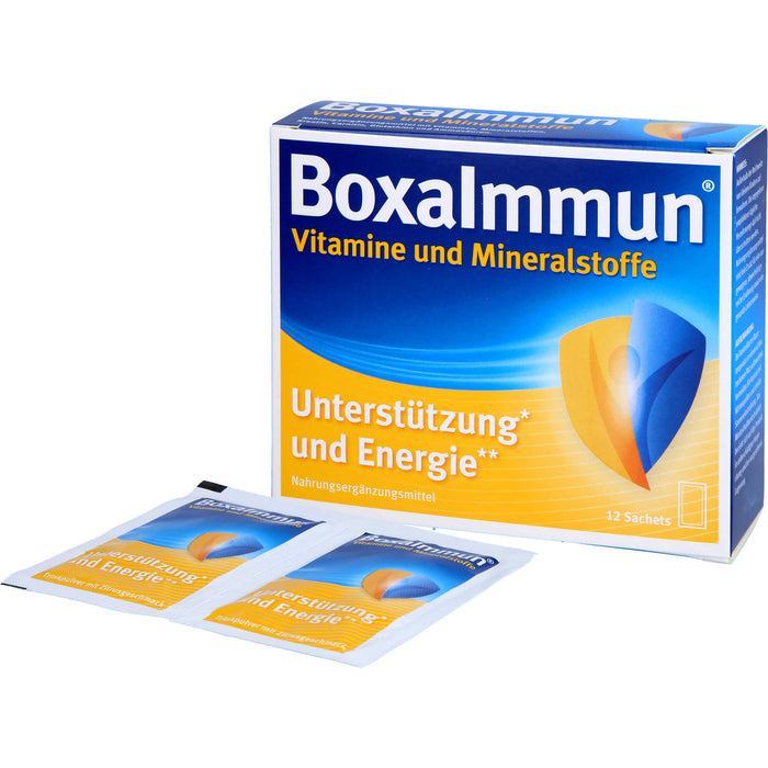 BoxaImmun Vitamine und Mineralstoffe Beutel, 12 pcs. Sachets