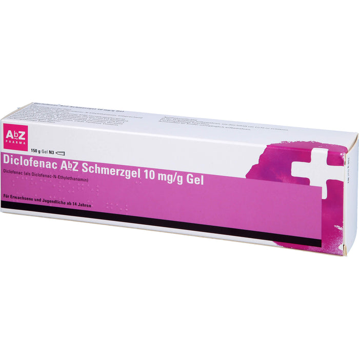 Diclofenac AbZ Schmerzgel 10 mg/g Gel, 150 g GEL