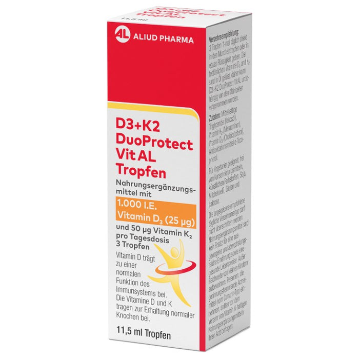 D3+K2 DuoProtect Vit AL 1000 I.E./50 ug Tropfen, 11.5 ml Solution