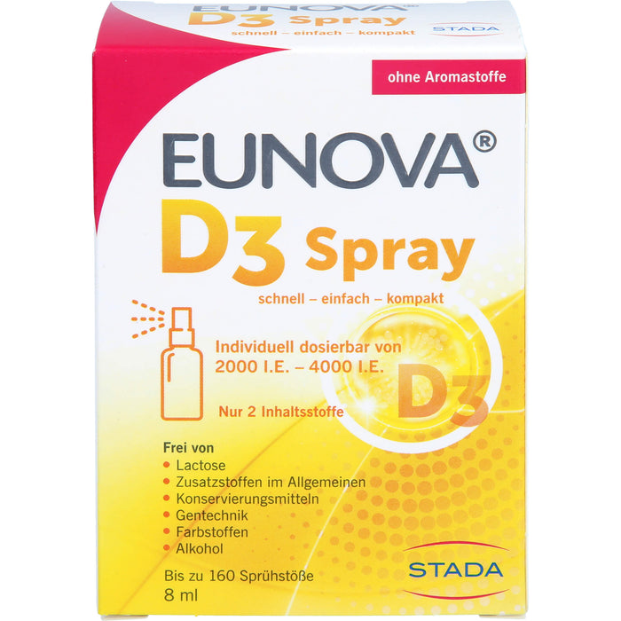 EUNOVA Vitamin D3 Spray, 8 ml SPR