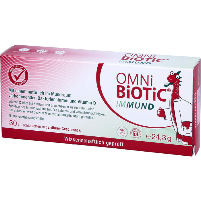 OMNi-BiOTiC iMMUND Lutschtabletten trägt zu einer normalen Funktion des Immunsystems bei, 30 pc Tablettes