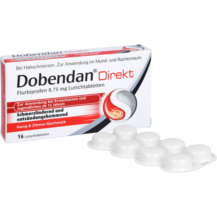 Dobendan Direkt Lutschtabletten schmerzlindernd und entzündungshemmend, 16 St. Tabletten