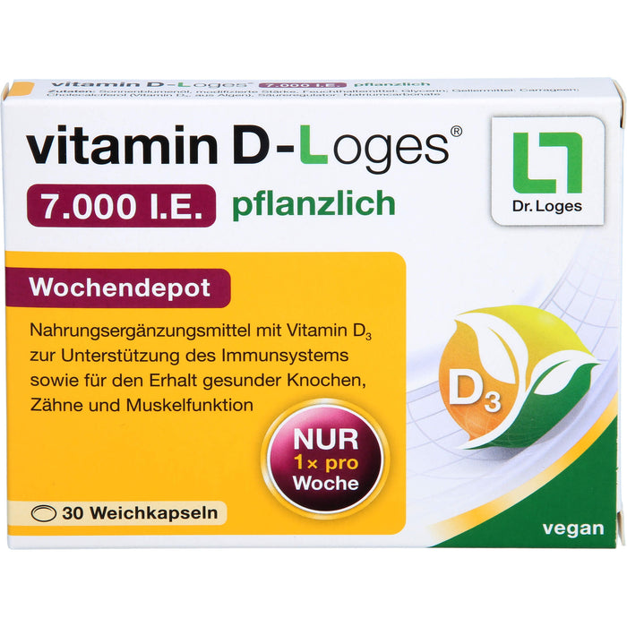 Vitamin D Loges 7000ie Pfl, 30 St WKA