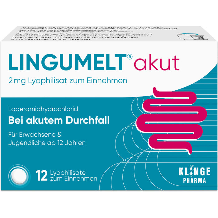 LINGUMELT akut 2 mg Lyophilisat zum Einnehmen, 12 pc Tablettes