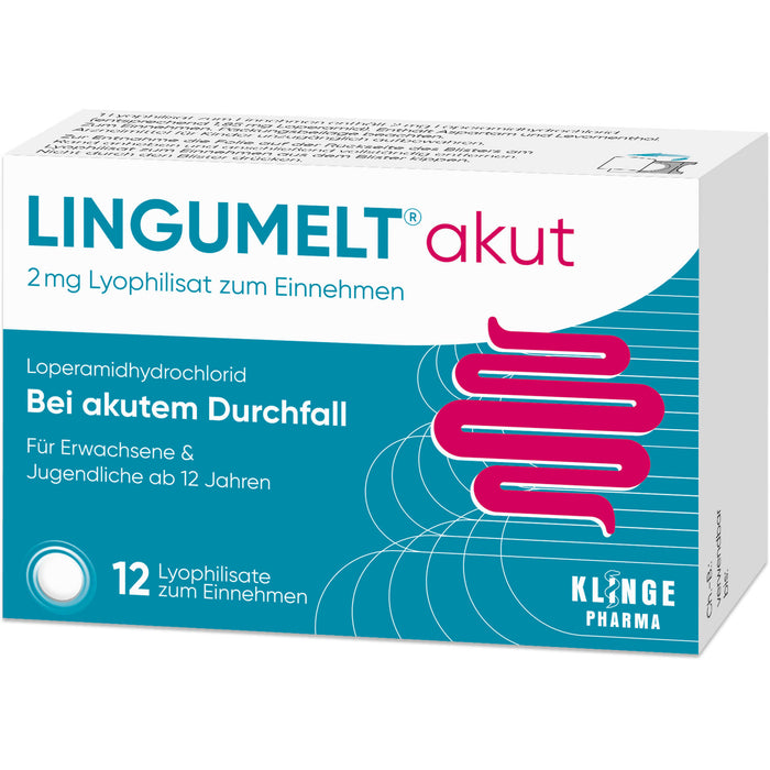 LINGUMELT akut 2 mg Lyophilisat zum Einnehmen, 12 pcs. Tablets