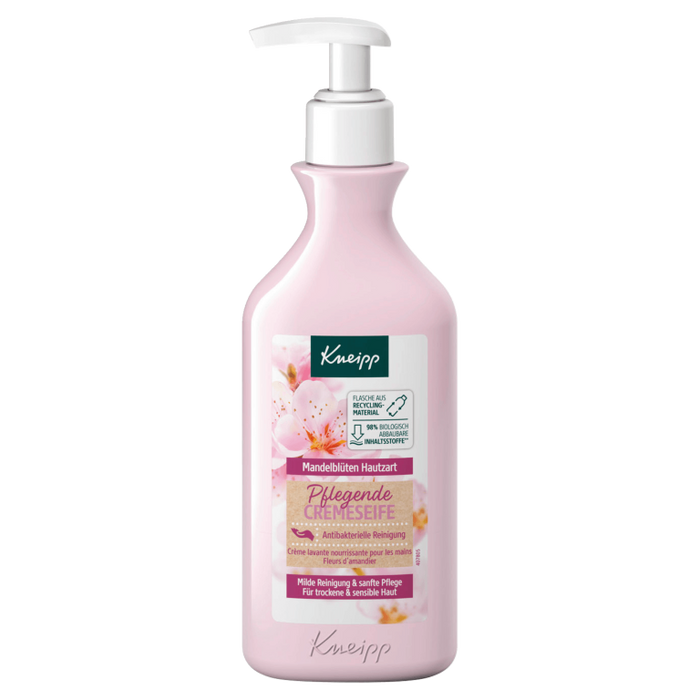 Kneipp Pflegende Cremeseife Mandelblüten Hautzart, 250 ml Savon