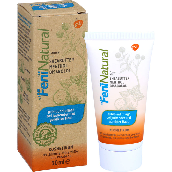 FeniNatural Creme kühlt und pflegt bei juckender und gereizter Haut, 30 ml Cream