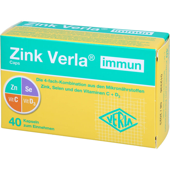 Zink Verla immun Caps, 40 St KAP