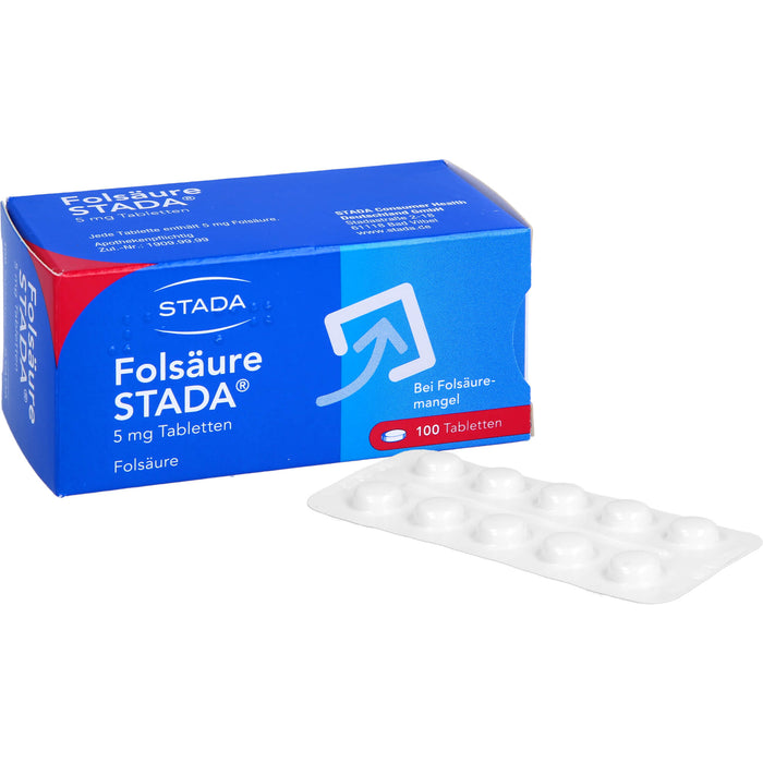 Folsäure STADA 5 mg Tabletten, 100 St TAB