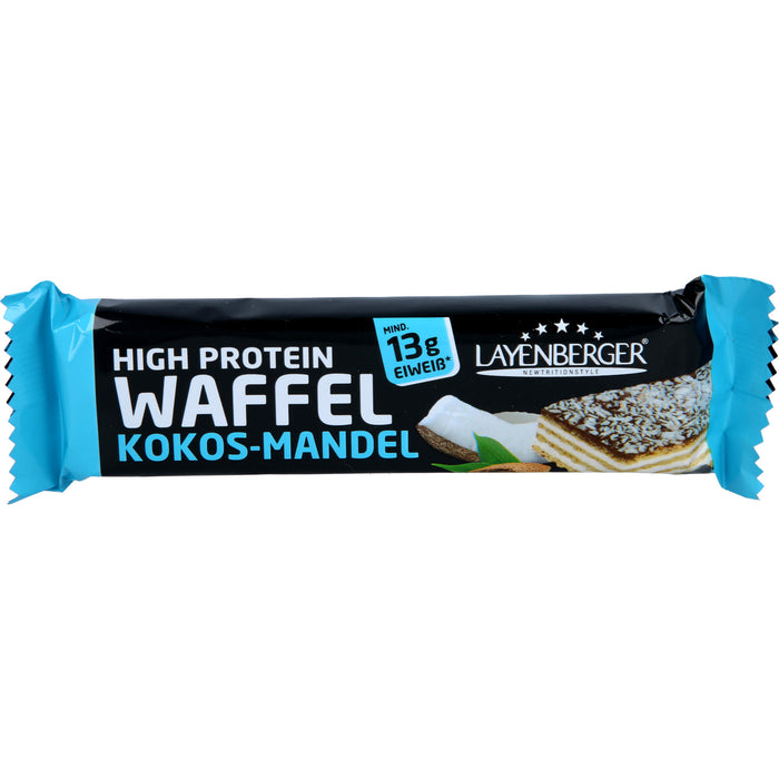 Layenberger High Protein Waffel Kokos-Mandel, 40 g