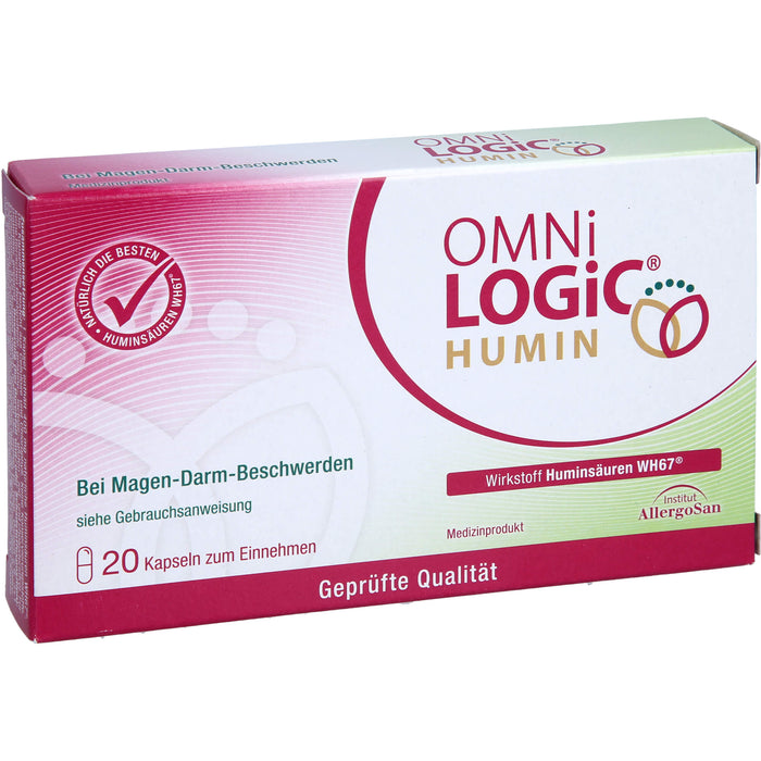 OMNI Logic Humin Kapseln bei Magen-Darm Beschwerden, 20 pcs. Capsules