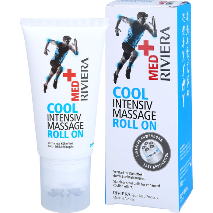 RIVIERA Med+ Cool Intensiv Massage Roll on, 150 ml GEL