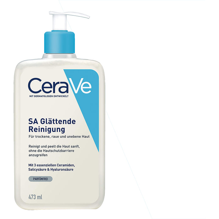 CeraVe SA Glättende Reinigung: Für trockene, raue und unebene Haut, 473 ml Crème