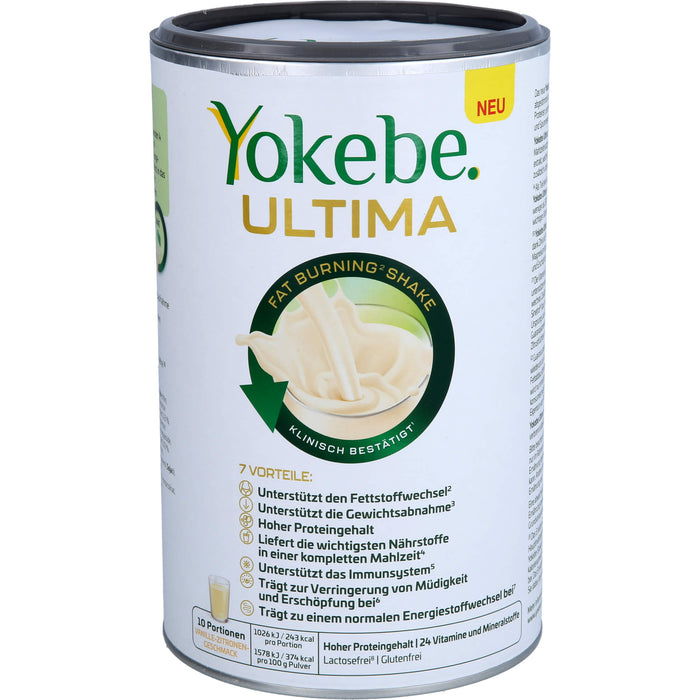 Yokebe Ultima Fat Burning Shake, 400 g PUL