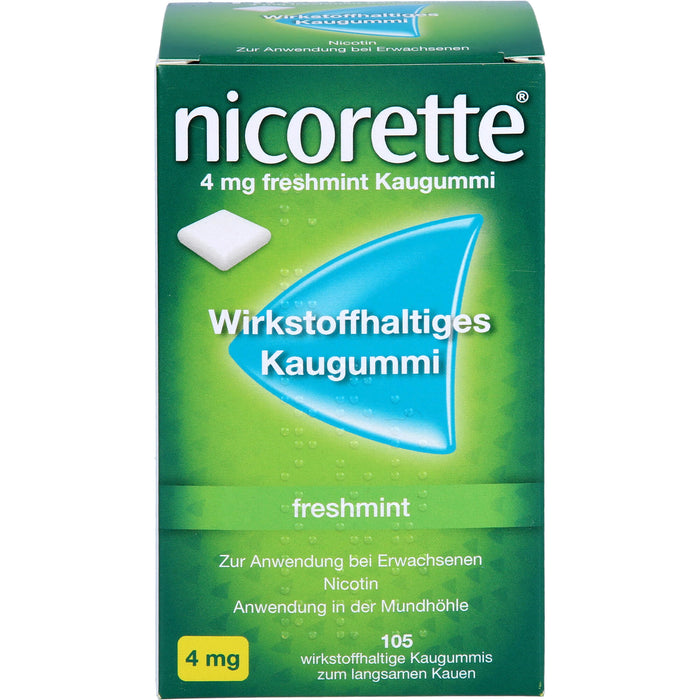 Nicorette 4 mg freshmint axicorp Kaugummi, 105 St KGU