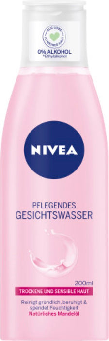 NIVEA Pflegendes Gesichtswasser Trocken+Sens Haut, 200 ml Lösung