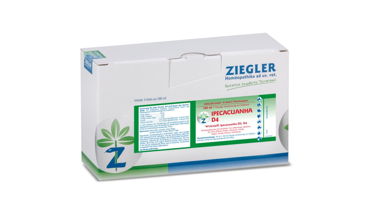 ZIEGLER Ipecacuanha D 4 Dilution, 300 ml Lösung