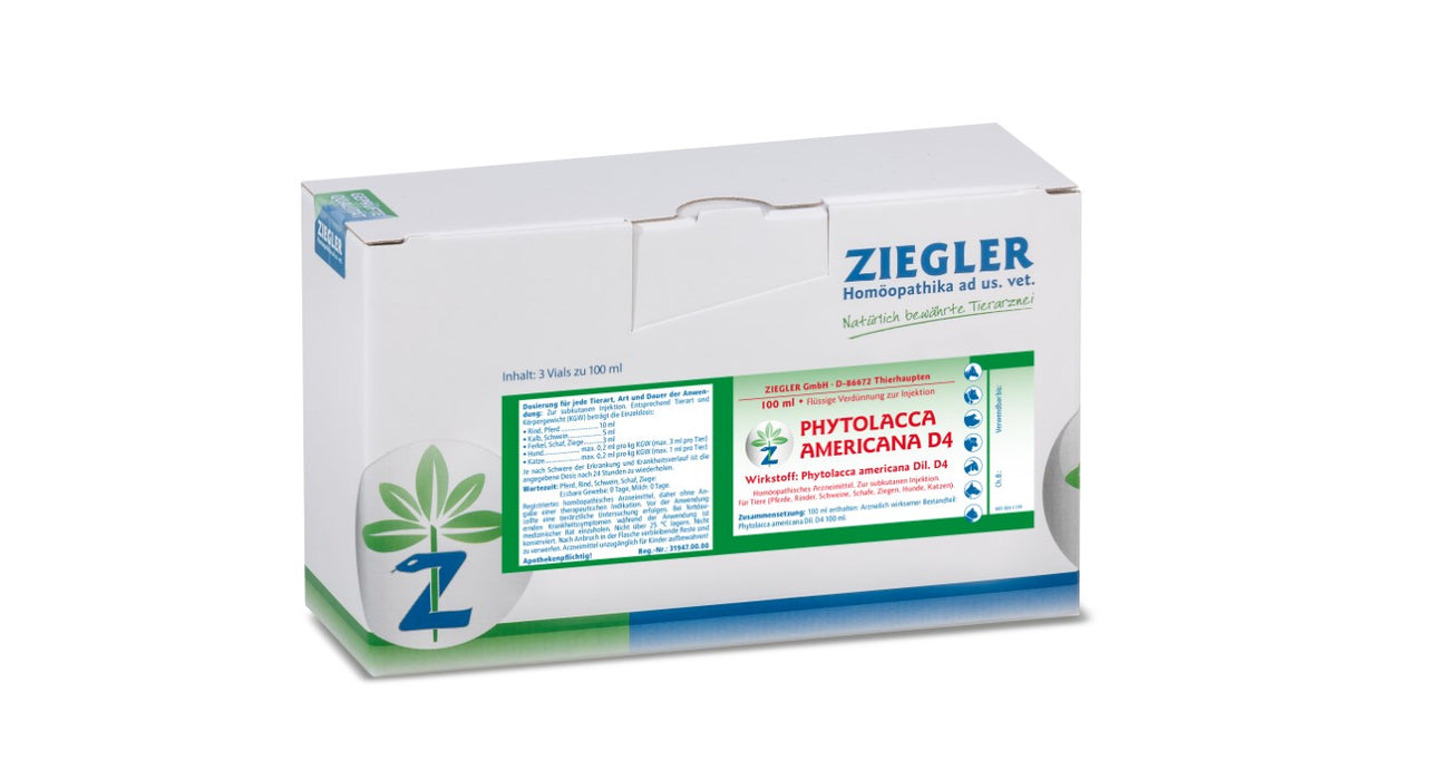 ZIEGLER Phytolacca americana D 4 Dilution, 300 ml Lösung