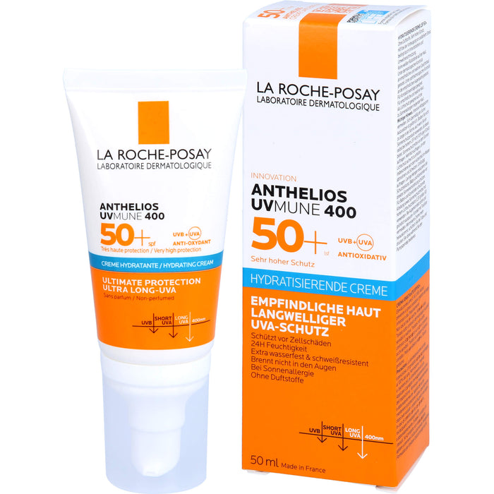 LA ROCHE-POSAY Anthelios Hydratisierende Creme UVMune 400 LSF 50+, 50 ml Creme