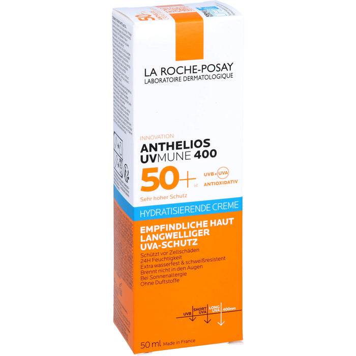 LA ROCHE-POSAY Anthelios Hydratisierende Creme UVMune 400 LSF 50+, 50 ml Crème