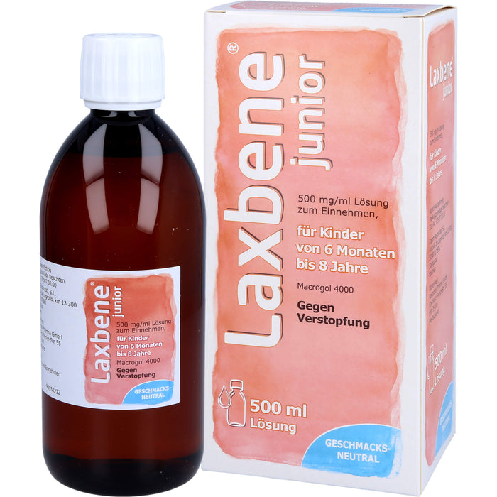 Laxbene junior 500 mg/ml Lösung bei Verstopfung, 500 ml Solution