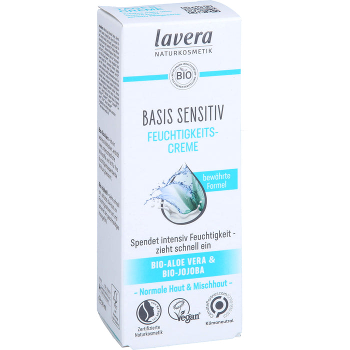 lavera BASIS SENSITIV FEUCHTIGKEITSCREME, 50 ml XTC