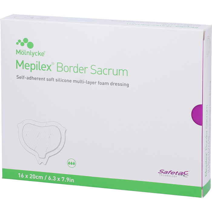 MEPILEX Border Sacrum Schaumverb.haft.16x20 cm st., 10 St VER