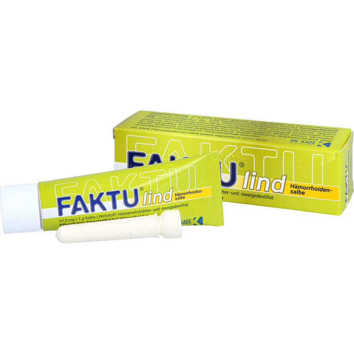 FAKTU lind Hämorrhoidensalbe, 25 g Ointment