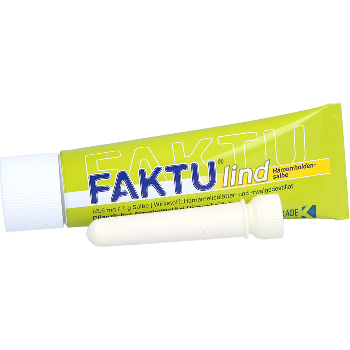 FAKTU lind Hämorrhoidensalbe, 25 g Ointment