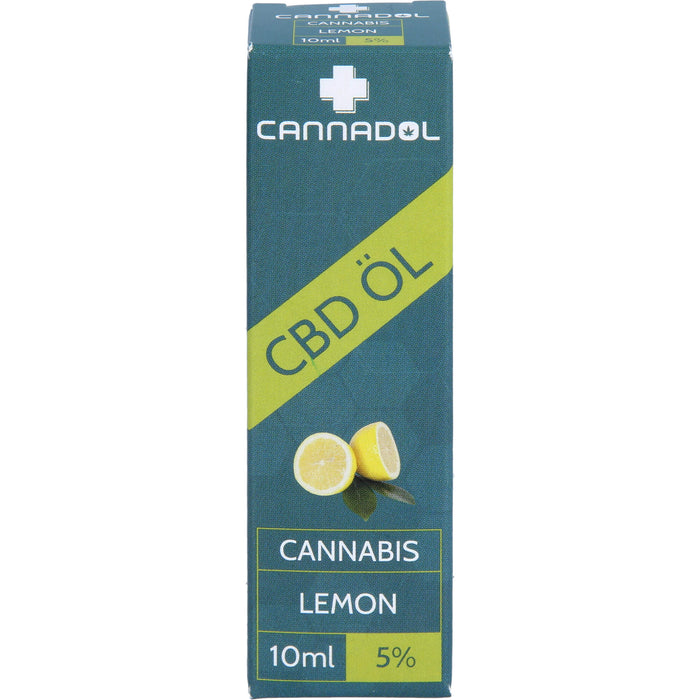 CBD 5% BIO Cannadol Lemon Hanfextrakt, 10 ml TRO