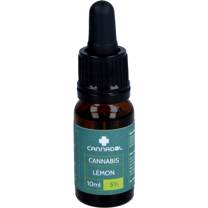 CBD 5% BIO Cannadol Lemon Hanfextrakt, 10 ml TRO