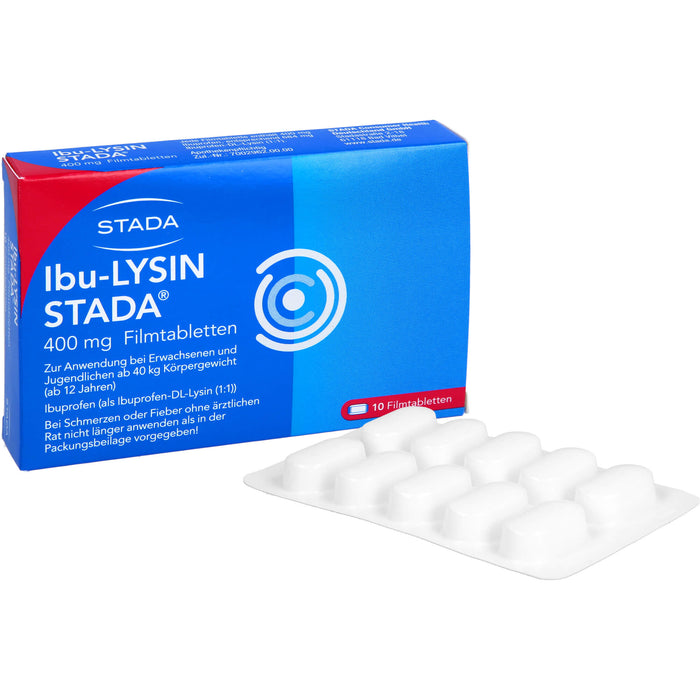 Ibu-lysin Stada 400mg Fta, 10 St FTA