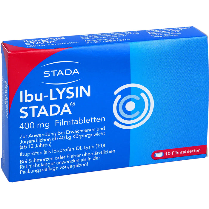 Ibu-lysin Stada 400mg Fta, 10 St FTA