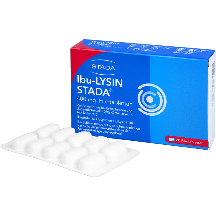 Ibu-lysin Stada 400mg Fta, 20 St FTA