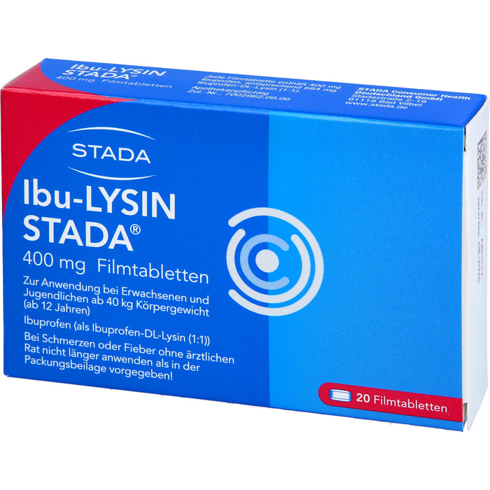 Ibu-lysin Stada 400mg Fta, 20 St FTA