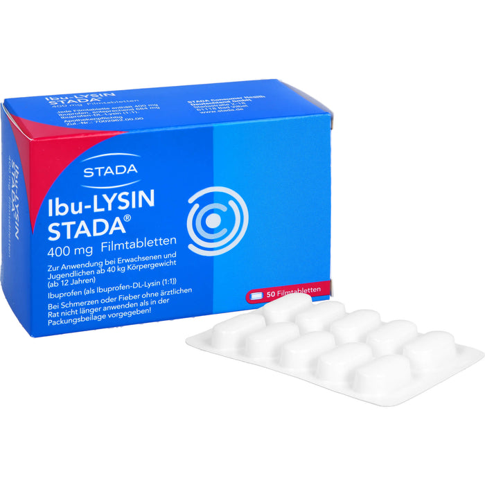 Ibu-LYSIN STADA 400 mg Filmtabletten, 50 St FTA