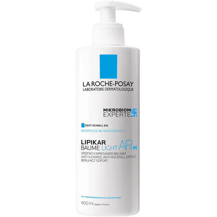 LA ROCHE-POSAY Lipikar Baume Light dreifach wirksamer Balsam, 400 ml Crème