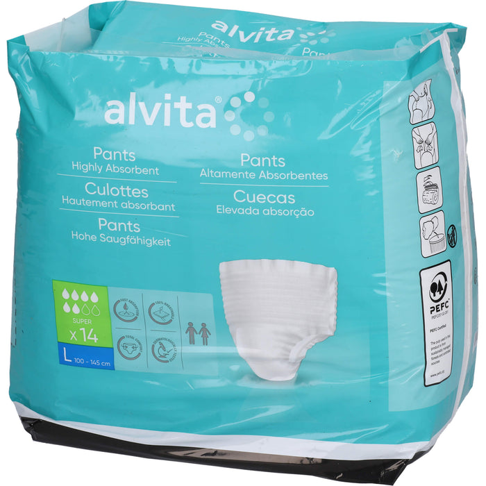 Alvita Inkontinenz Pants Super Large, 14 St